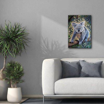 Toile épique Graffiti «Enjoy The Présent Moment» par Verena Wild, 18 po x 26 po