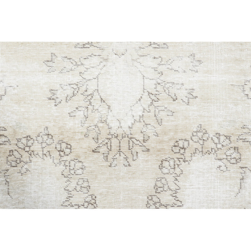 Distressed One-of-a-Kind 7'6X10'2 Hand Knotted Area Rug