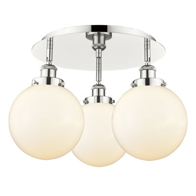 Alvi Glass Semi Flush Mount