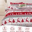 Ensemble de couette 3 pièces avec motif de rennes et sapin de Noël-137257640