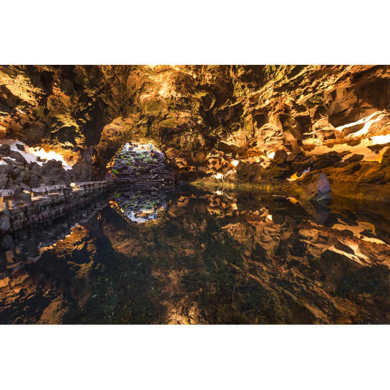 Jameos Del Agua, Lanzarote, Canary Islands, Spain by Meinzahn - Wrapped Canvas Print, 30cm H x 46cm W