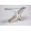 48 in. Glass Console Table