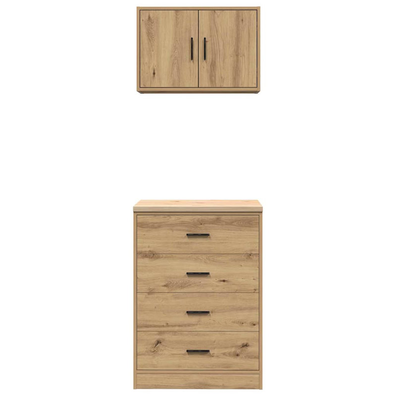 2 Piece Garage Cabinet Part Or Accessory, Artisan Oak