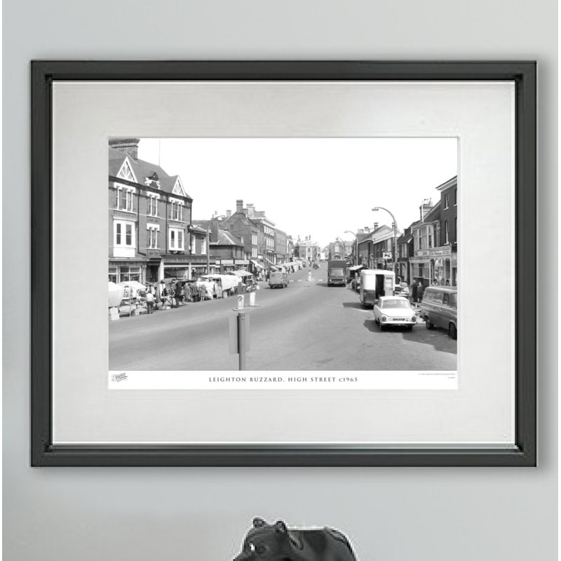 Leighton Buzzard, High Street C1965 - Single Picture Frame Print, 60cm H X 80cm W x 2cm D