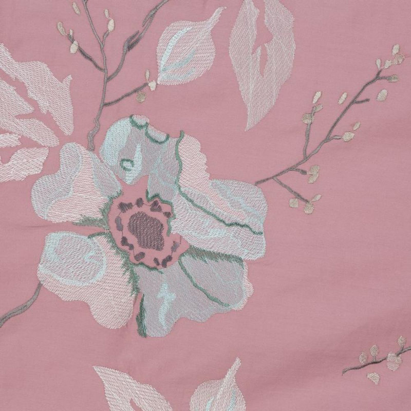 Genessi No Pattern Duvet Cover with Pillowcases, Powder, 160 x 200cm - 2  Pillowcases (70 x 80cm)