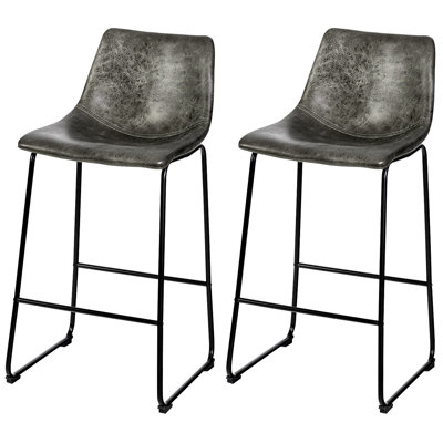 Bogner Bar Stool with Iron Frame