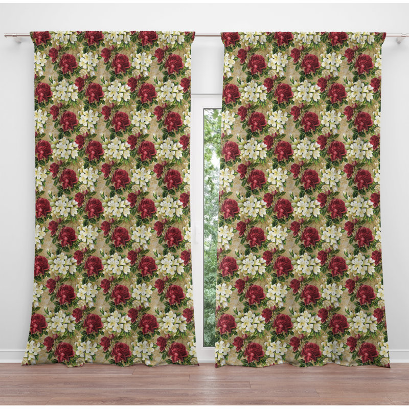 Juliaetta Room Darkening Curtain Pair, 20" W x 61" L