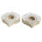  Handcrafted Wooden Candle Block Natural Stained Finish for Tabletop & Home Décor-(Pack Of-3)-177163232