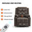 Fauteuil inclinable Power Lift avec massage et chaleur pour les personnes âgées-948039