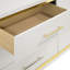 Suite pour grand lit 5 pièces Malcolm Beige & White-1890580810