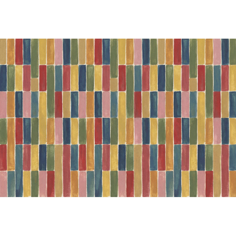 Papier peint moderne Mid Century, 160 po x 108 po, Non tissé