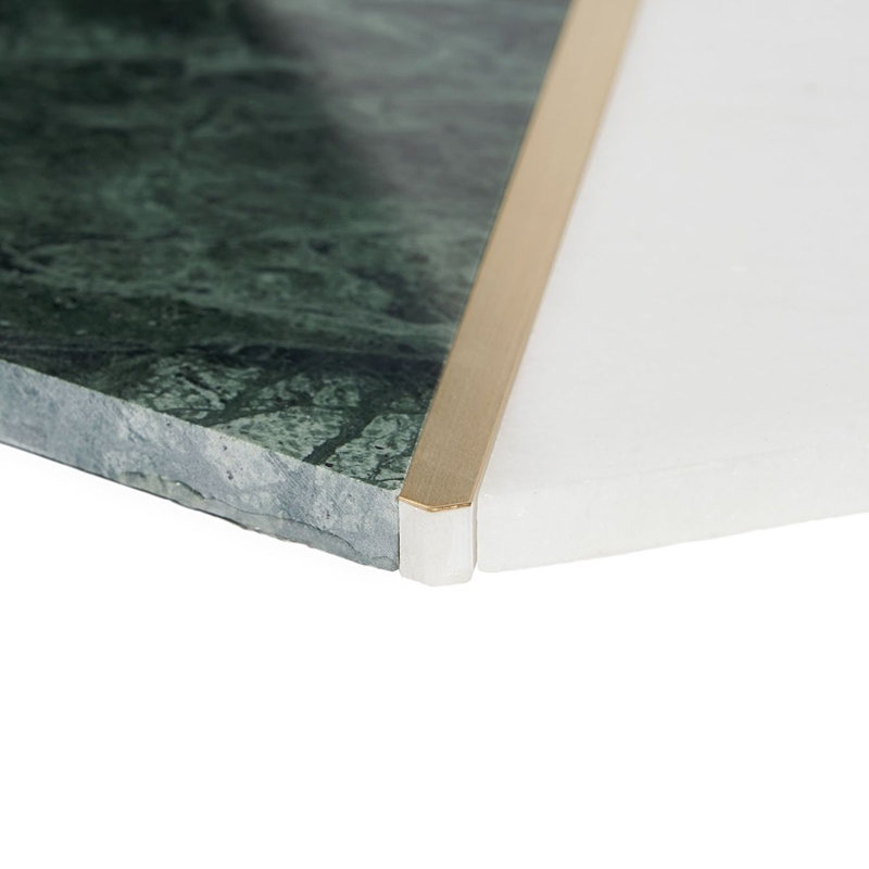 Timbira 10" x 12" Marble Mosaic Sheet Tile, Verde