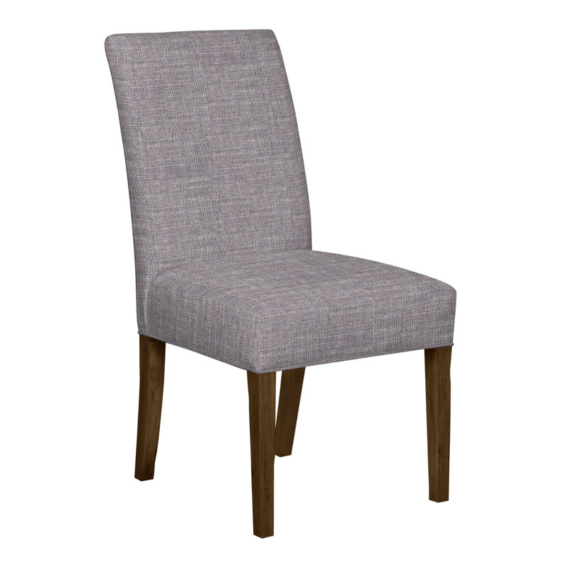 Chaise d'appoint Butler, Chenille nomade ardoise Crypton®, La Havane