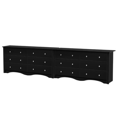 12 Drawer 116'' W Double Dresser