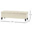 Bouton, couture de diamant, beige, rangement, design contemporain, fermeture à couvercle souple, pieds amovibles, rangement, sièges dans le vestibule, assemblage inclus, surpiqûres, coussins et couvertures nécessaires-130722673