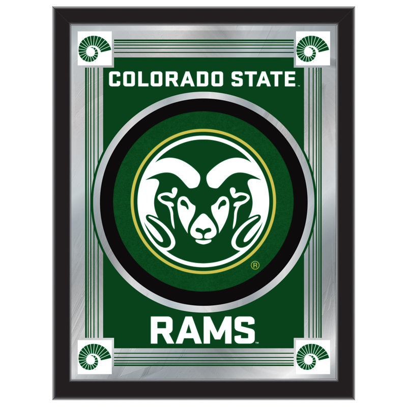 NCAA Logo Mirror, impression encadrée, Colorado State