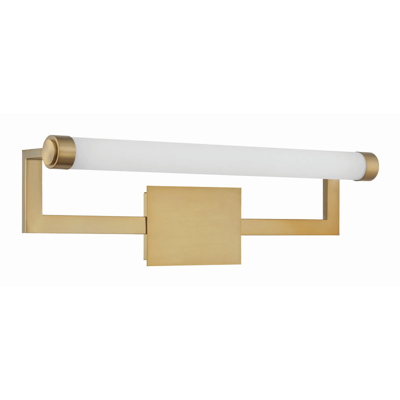 Meuble-lavabo noir mat 1 lumière Aajon, Doré vibrant