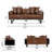 Square Arm Loveseat-959790996