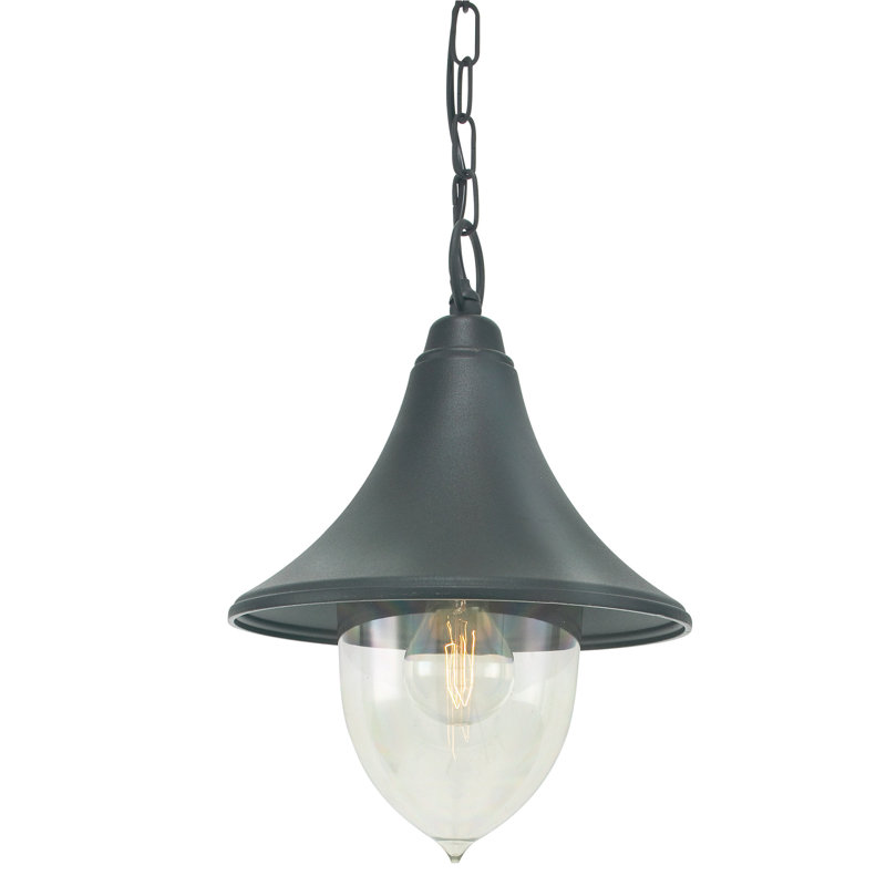 Firenze Outdoor Hanging Lantern, Black
