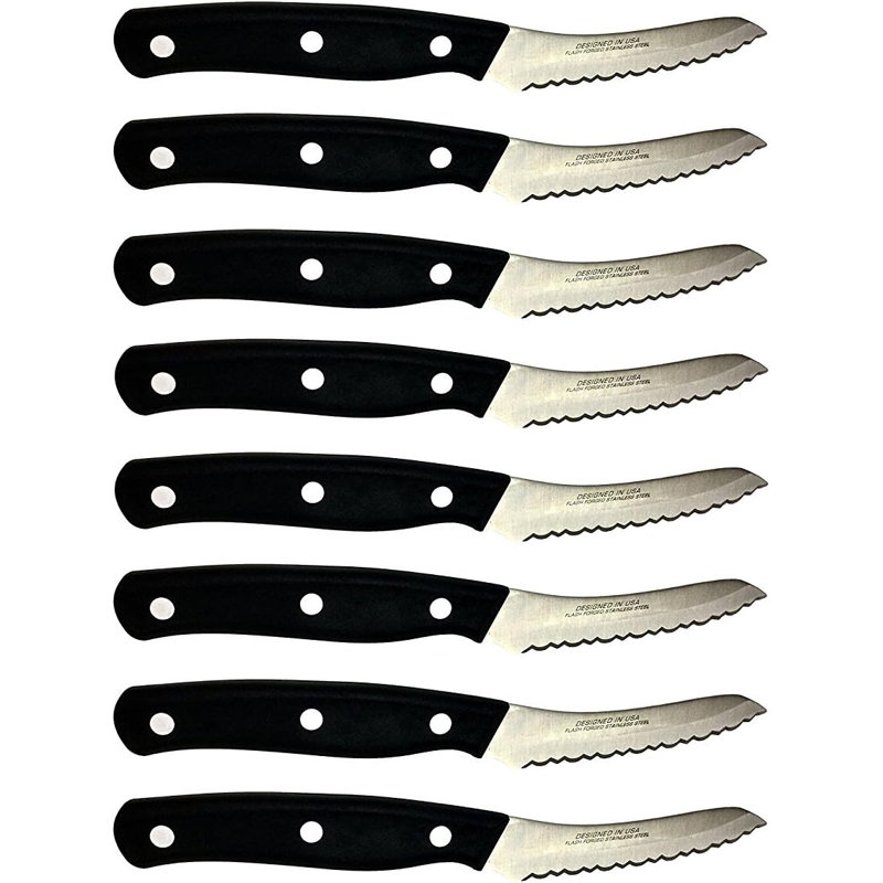 Couteaux à steak dentelés Miracle Blade IV World Class Professional Series (8 couteaux à steak)