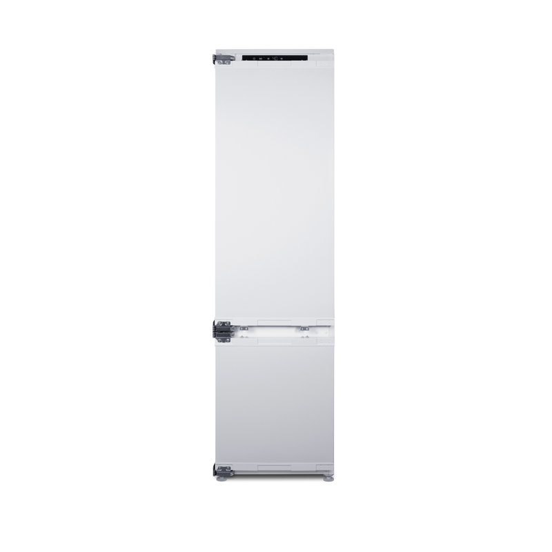 Summit Appliance 24" Wide Fully Integrated Bottom Mount Refrigerator-Freezer (Panel Not Included), White, Left Handed