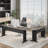 83" Modern L-Shaped Executive Desk With Reversible Design, Home Office Corner Workstation-1470623991