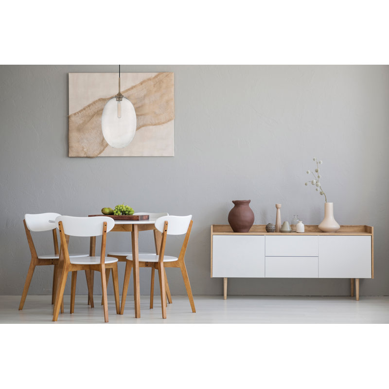 Luminaire suspendu à 1 lumière Paule, Bronze brillant, H 23,25 po x l 11,63po x P 11,63 po