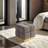 Contemporary Style Square Storage Stool