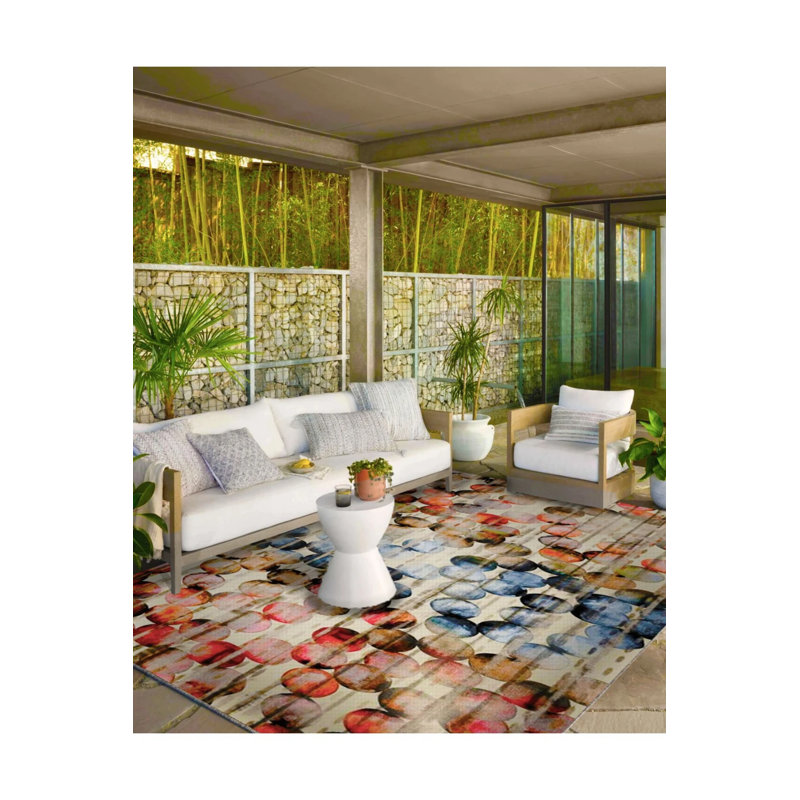 Top Woven Base Carpet And Washable Carpet, Rectangle 3'4" x 6'7"
