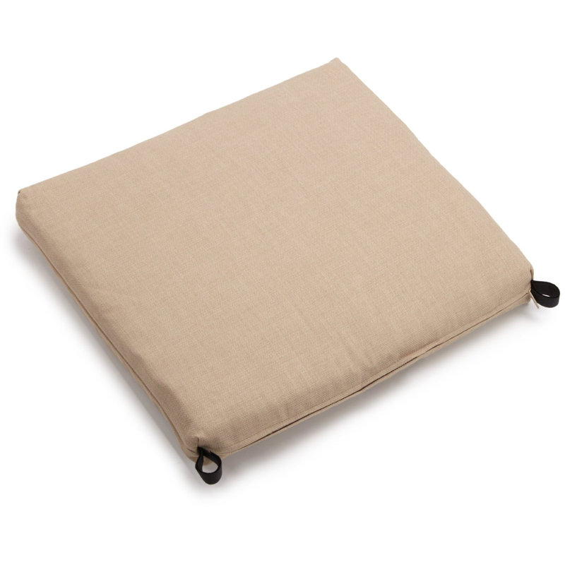 Outdoor 3'' Seat Cushion, Sandstone