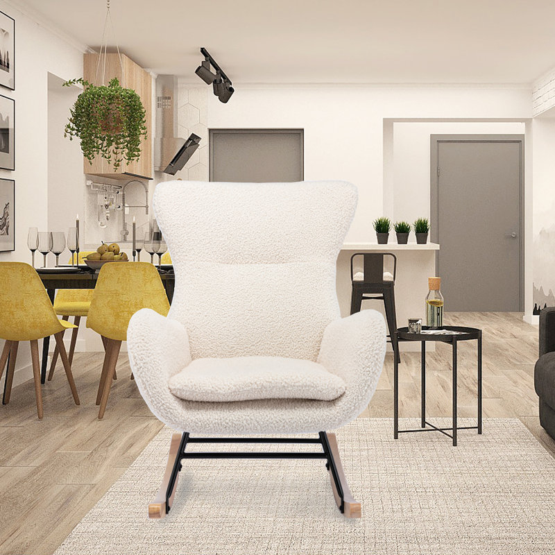 Chaise berçante Schmura, Beige