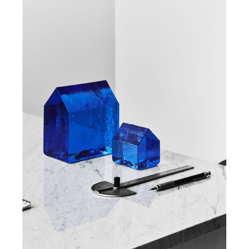 Kosta House, Blue, Large
