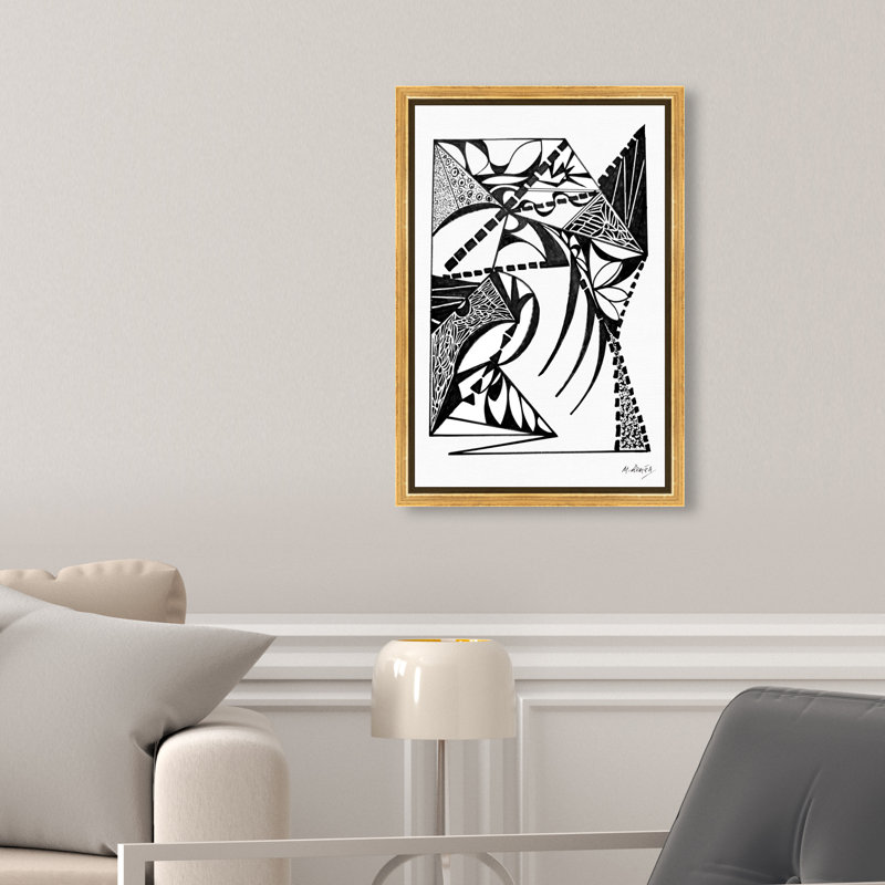 Manuel Roman - Warrior In Armor Print by Oliver Gal, 16"H x 11"W, Gold Floater Frame
