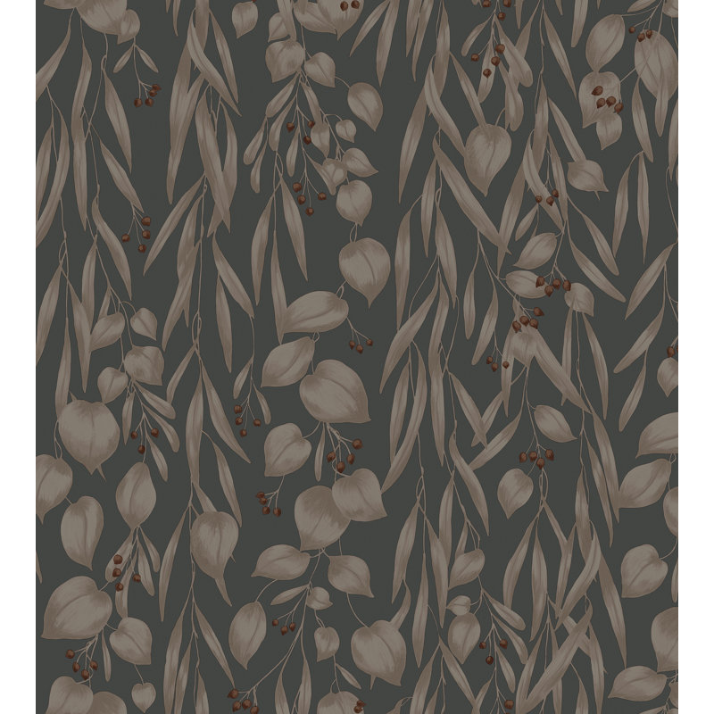 Jordnara Floral Wallpaper Roll, Indigo Blue