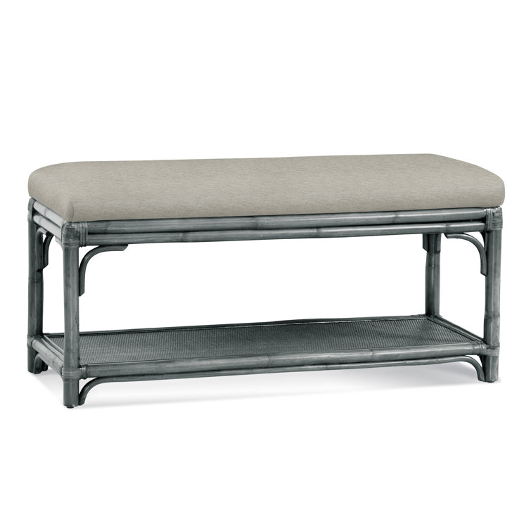 Banc de rangement en osier Summer Retreat