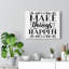 Make Things Happen - Wrapped Canvas Print