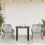 Ensemble repas de patio avec coussins en verre et poly rotin-727446051-727446054-727446055