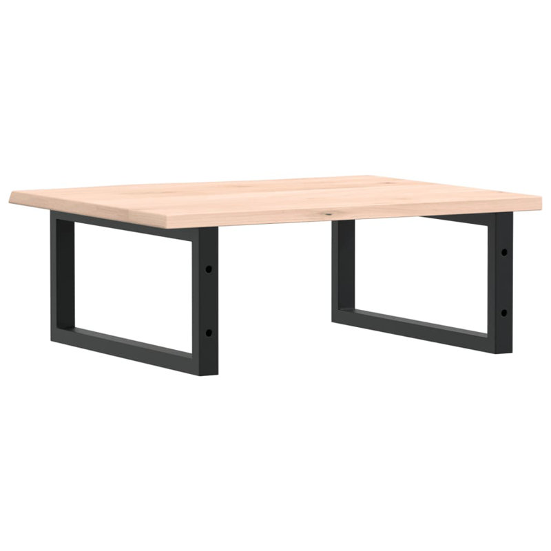 Bracket Shelf, 2cm H x 60cm W x 50cm D, Brown/Black