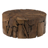 Teak Chunk Coffee Table