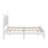 Wood Retro Style Platform Bed With Wooden Slat Support-1611202828-1611202829