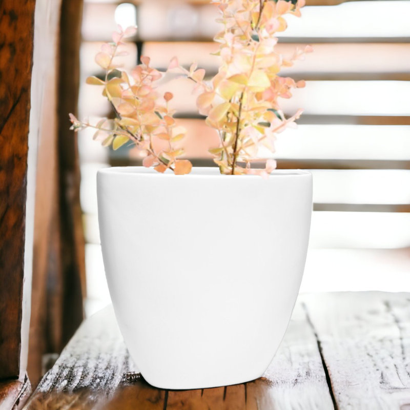 Marple Table Vase 1, White