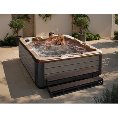 Spa carré en acrylique à 40 jets pour 6 personnes avec ozoniseur American Spas