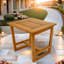 Table d'appoint en bois d'acacia Oketa