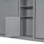Unité de lit escamotable double simple - Lits muraux convertibles avec rangement central et pieds de tablette?-23830696