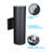 Up & Down Wall Sconces, 18" Waterproof Wall Light, Aluminum Housing, E26 Base, Wall-Mounted Exterior Lamps, ETL & FCC Listed-107301362
