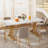 Keidenel Metal Base Dining Table-1798318633