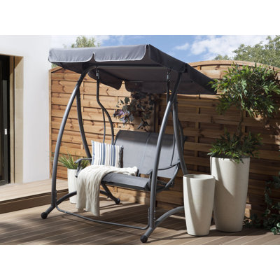 Nettie 2 Person Porch Swing with Canopy