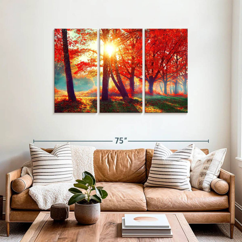 Paysage d'automne éthéré Alvord, H 36 po x l 57 po