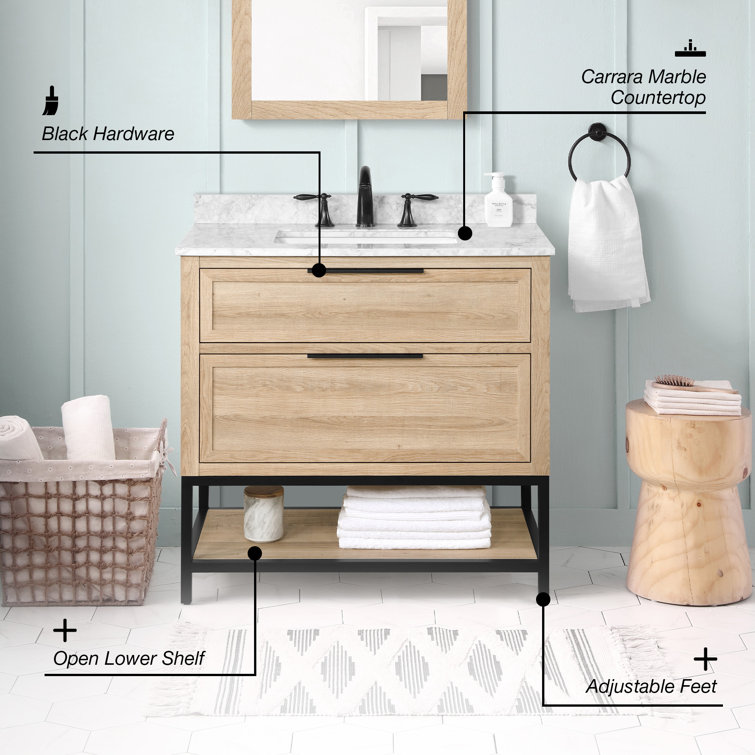 How To Update A Bathroom Vanity On A Budget * Hip & Humble Style