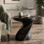 Tables de bout modernes, brun antique MGO, intérieur sculpté extérieur torsadé-73336121